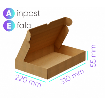 Opakowanie kartonowe fasonowe 310x220x55 mm (100szt)